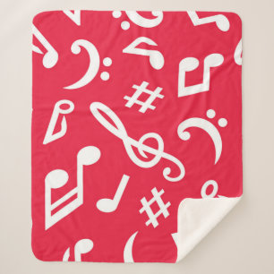 Couverture Sherpa Motif musical