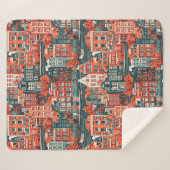 Couverture Sherpa Motif néerlandais (Devant (Horizontal))