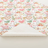 Couverture Sherpa motif ornements mariages (3/4)