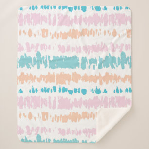 Couverture Sherpa Motif Pastel Batik
