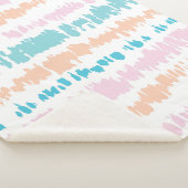 Couverture Sherpa Motif Pastel Batik (3/4)