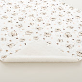 Couverture Sherpa Motif Pastel Sheep (3/4)