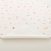 Couverture Sherpa Motif Pastel Star (3/4)