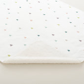 Couverture Sherpa Motif Pastel Triangle (3/4)