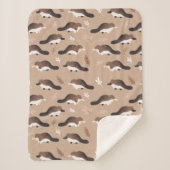 Couverture Sherpa Motif Platypus joueur (Devant)