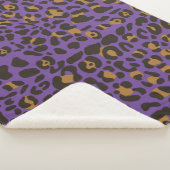 Couverture Sherpa Motif Poster de animal Leopard Jaguar (3/4)