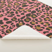 Couverture Sherpa Motif Poster de animal Leopard Jaguar (3/4)