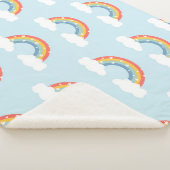 Couverture Sherpa Motif Rainbow pour enfants (3/4)