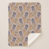 Couverture Sherpa Motif Recherché Cookie Monster (Devant)