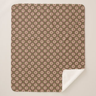 Couverture Sherpa Motif rétro cool
