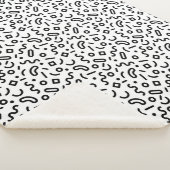 Couverture Sherpa Motif Retro Squiggle (3/4)