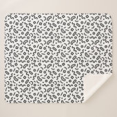 Couverture Sherpa Motif Retro Squiggle (Devant (Horizontal))