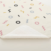 Couverture Sherpa Motif Retro Squiggle (3/4)