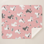 Couverture Sherpa Motif sans couture avec roulettes et cassette t (Devant (Horizontal))