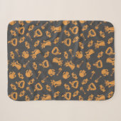 Couverture Sherpa Motif sans couture effrayant C (Style : 2) (Devant (Horizontal))