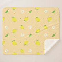 Motif sans couture orange jaune avec fleurs blanch