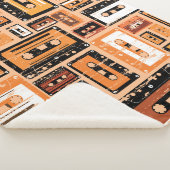 Couverture Sherpa Motif sans couture rétro (3/4)