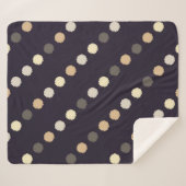 Couverture Sherpa Motif sans soudure à point Polka. La texture cribl (Devant (Horizontal))