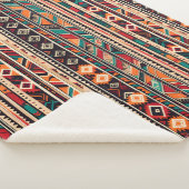 Couverture Sherpa motif sans soudure avec éléments, sans soudure eth (3/4)