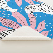 Couverture Sherpa Motif sans soudure tigre, arrière - plan animal sa (3/4)