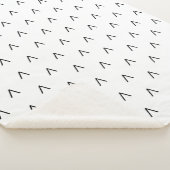 Couverture Sherpa Motif scandinave | Scandi moderne minimaliste (3/4)