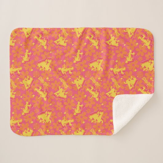 Couverture Sherpa Motif Scooby-Doo Disco super (Devant (Horizontal))