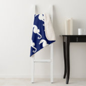 Couverture Sherpa Motif Seahorse (En situation)