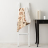 Couverture Sherpa Motif Seashell (En situation)