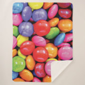 Couverture Sherpa Motif Skittles (Devant)