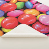 Couverture Sherpa Motif Skittles (3/4)