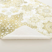 Couverture Sherpa Motif Snowflake (3/4)