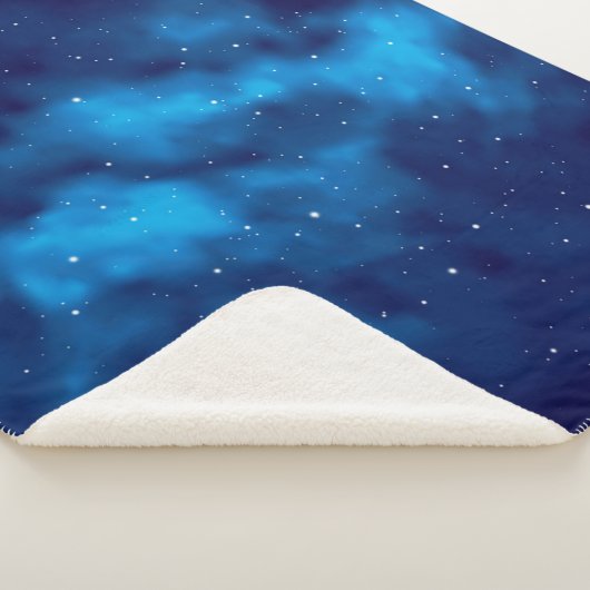 Couverture Sherpa Motif spatial (3/4)