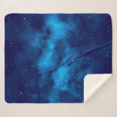 Couverture Sherpa Motif spatial (Devant (Horizontal))