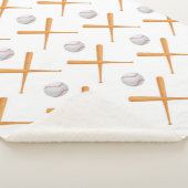 Couverture Sherpa Motif sportif de baseball Batup (3/4)