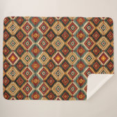 Couverture Sherpa Motif sud-ouest (Devant (Horizontal))