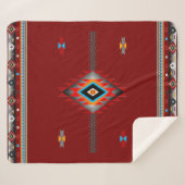 Couverture Sherpa Motif sud-ouest n° 1 - couleur de prélèvement (Devant (Horizontal))