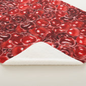 Couverture Sherpa Motif Sweet Cherries (3/4)