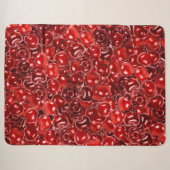 Couverture Sherpa Motif Sweet Cherries (Devant (Horizontal))