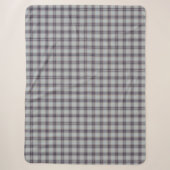 Couverture Sherpa Motif Tartan (Devant)