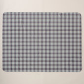 Couverture Sherpa Motif Tartan (Devant (Horizontal))