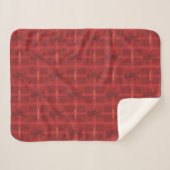 Couverture Sherpa MOTIF Tartan GRYFFINDOR™ (Devant (Horizontal))