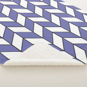 Couverture Sherpa Motif tendance Herringbone Chevron (3/4)