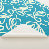 Couverture Sherpa Motif, texture transparente. Pour les impressions (3/4)