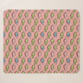 Couverture Sherpa Motif transparent de dinosaure mignon (Devant (Horizontal))