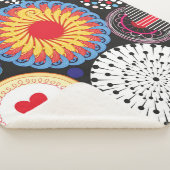 Couverture Sherpa Motif transparent lumineux de différents éléments (3/4)