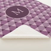 Couverture Sherpa Motif triangles (3/4)