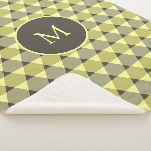 Couverture Sherpa Motif triangles (3/4)