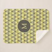 Couverture Sherpa Motif triangles (Devant (Horizontal))