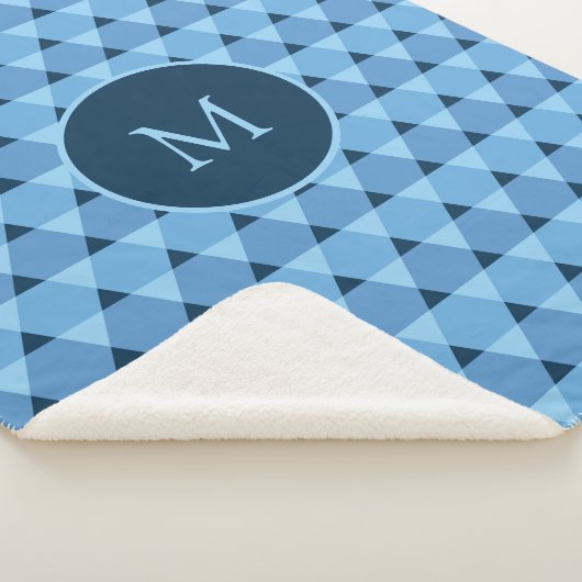 Couverture Sherpa Motif triangles (3/4)