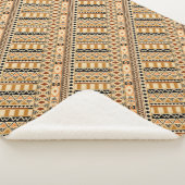 Couverture Sherpa Motif tribal africain (3/4)